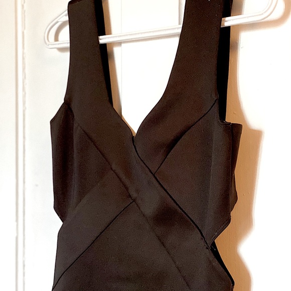 Black Cut-out Cocktail Dress - Picture 2 of 3